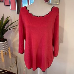 Roz & Ali pink sweater